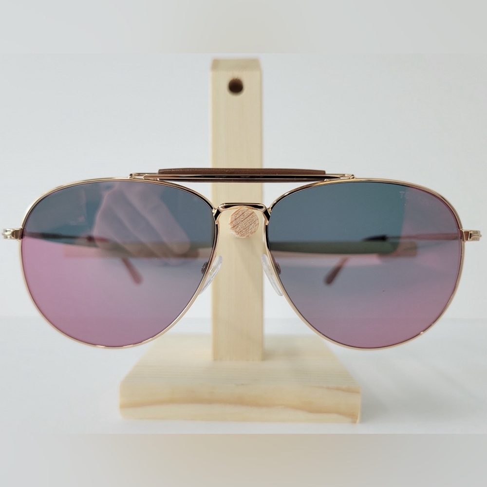 Tom Ford TF-536 Sean Sunglasses Rose Gold New